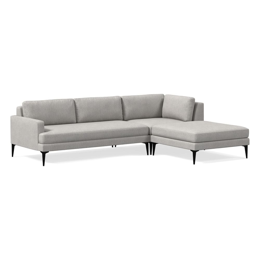 Andes 3-Piece Chaise Sectional | West Elm (US)