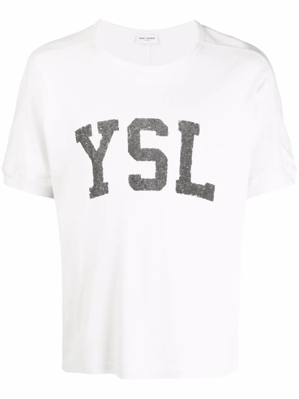 Saint Laurent Logo Print T-shirt - Farfetch | Farfetch Global