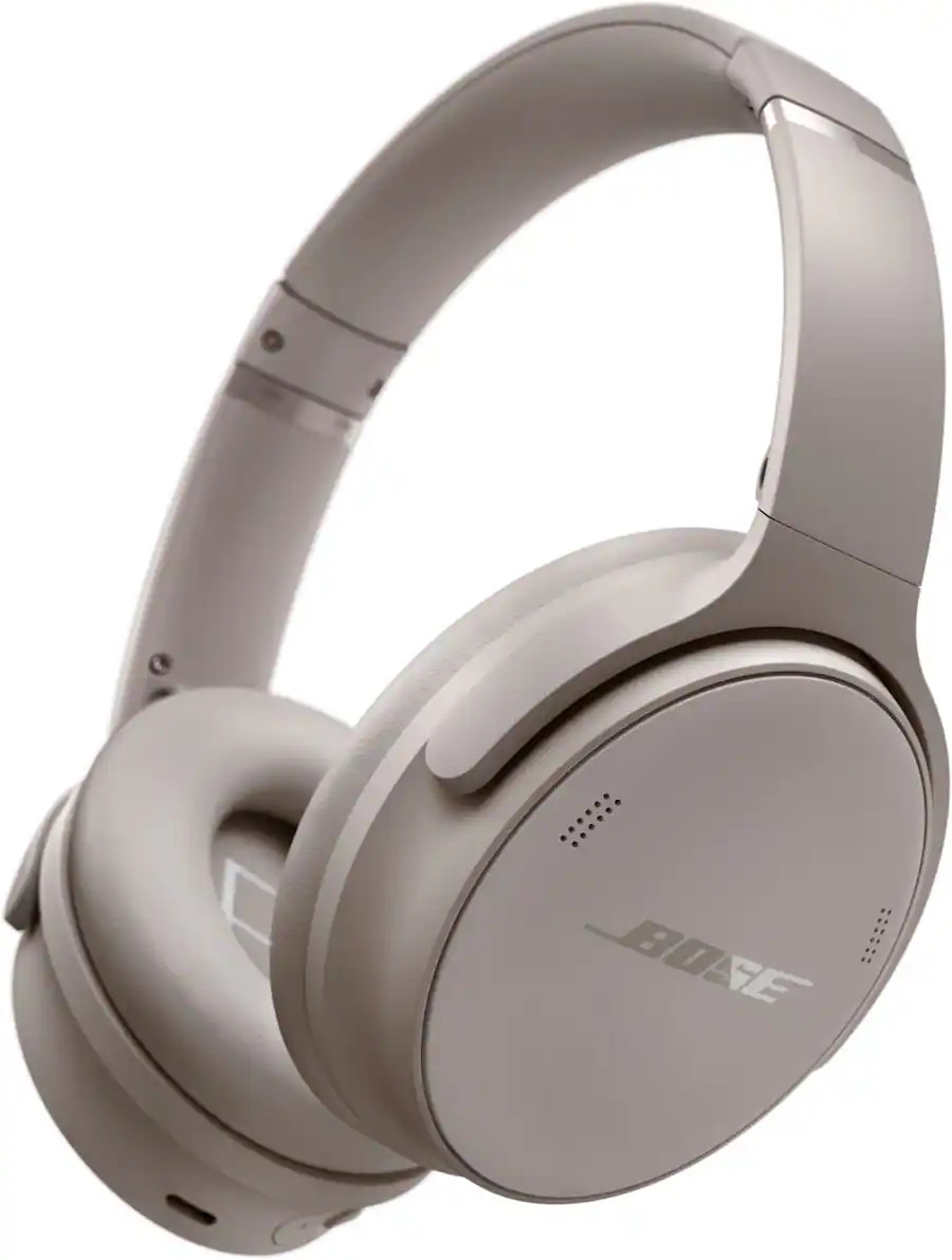 Bose - QuietComfort Wireless Noise Cancelling Over-the-Ear Bluetooth Headphones - Sandstone | Best Buy U.S.