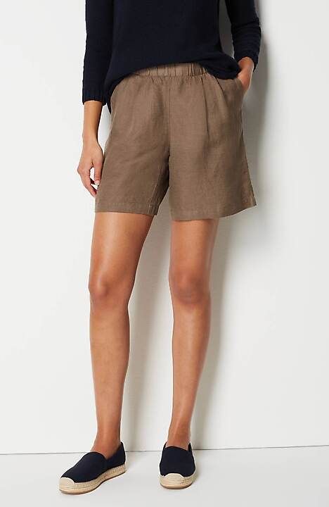 Linen & Rayon Pull-On Shorts | J. Jill