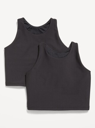 PowerSoft Longline Sports Bra 2-Pack for Girls | Old Navy (US)
