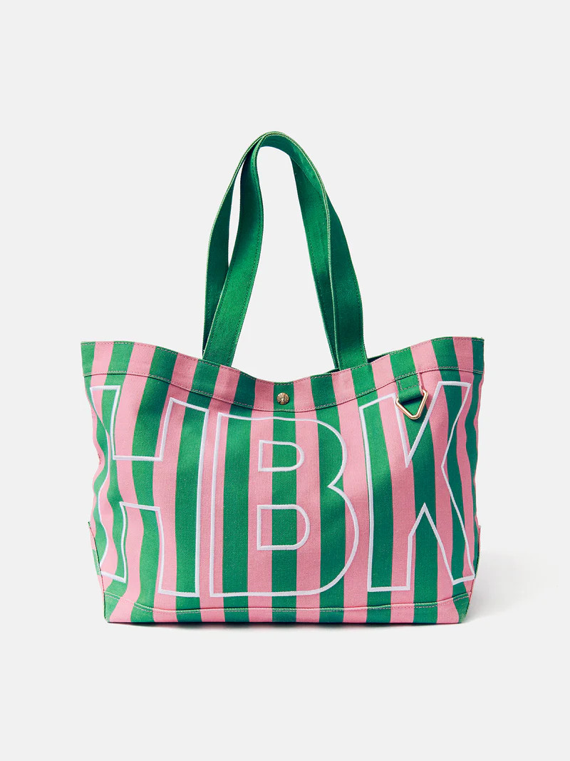 Striped Custom Alpha Tote - Custom Grove | BaubleBar
