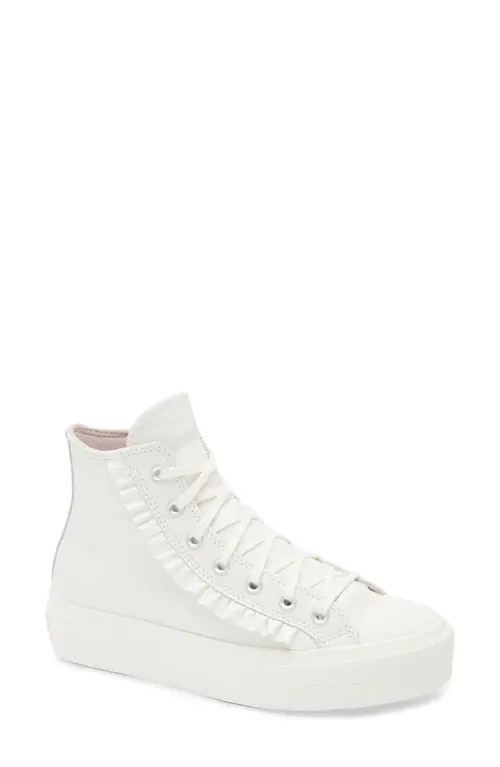 Converse Chuck Taylor® All Star® Lift High Top Sneaker in Vintage White at Nordstrom, Size 8.5 | Nordstrom