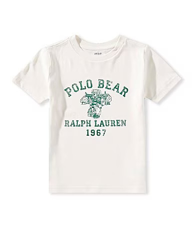 Polo Ralph Lauren Little Boys Short-Sleeve Polo Bear Jersey T-Shirt - 2T | Dillard's