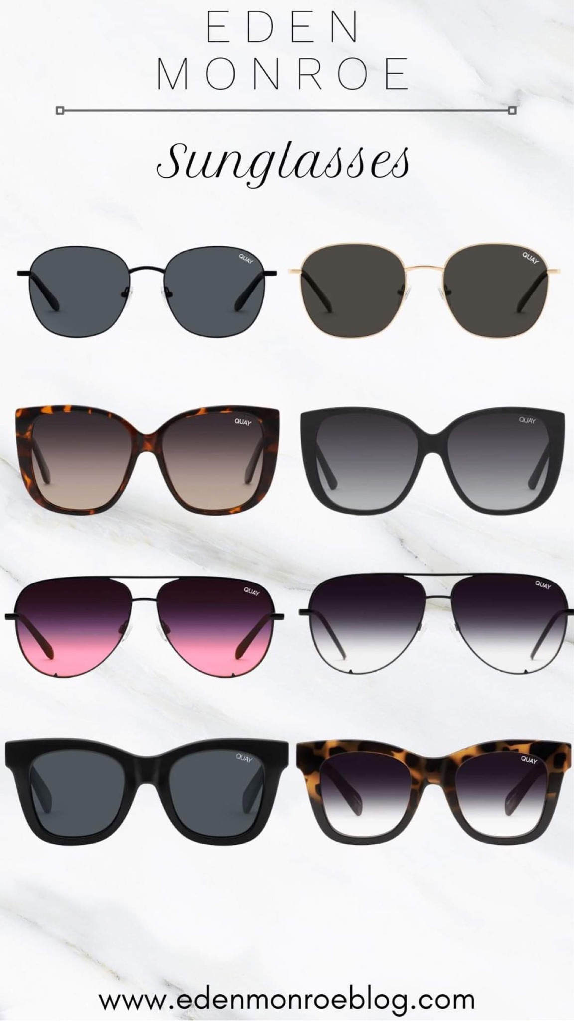 Sunglasses are buy one get one 50% off! 

Sale alert, daily deal, quay, sunglasses, sunnies, aviators, tortoise, Easter basket, spring break, vacation, travel, festival, vacation outfit, beach accessories, travel accessories, summer accessories, pool accessories, BOGO

#LTKsalealert #LTKtravel #LTKFind