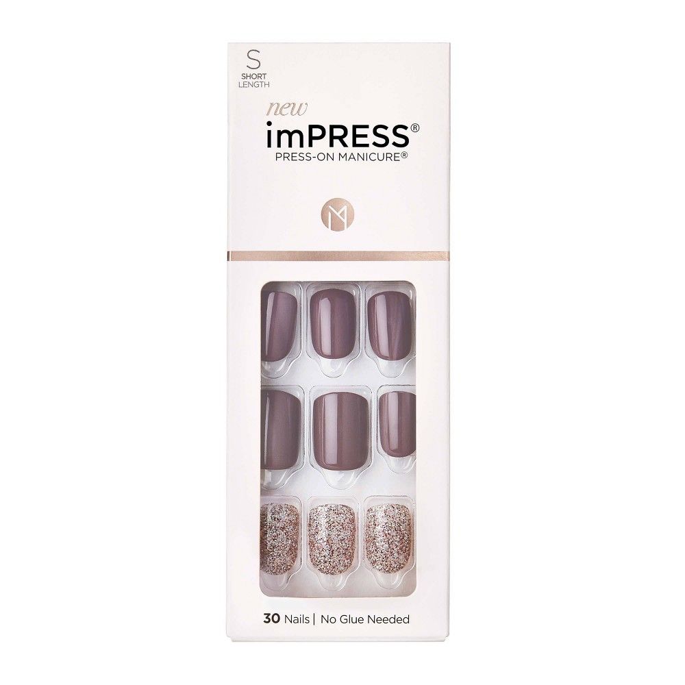 Kiss imPRESS Press-On Manicure False Nails - Flawless - 30ct | Target
