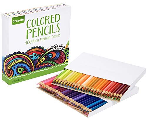 Crayola Adult Colored Pencils (100ct), Premium Coloring Pencils, Gifts For Teens & Adults, Great ... | Amazon (US)