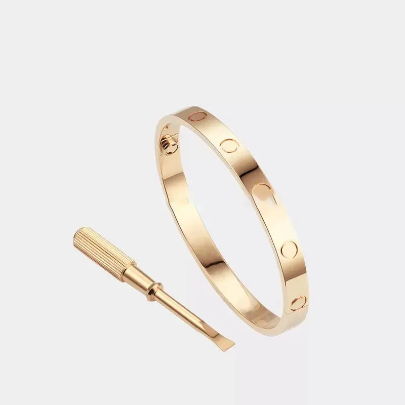 Gold Mens Bracelets Designer Bangles Love Bracelet Titanium Steel Silver Rose Braclets Bangle Wom... | DHGate