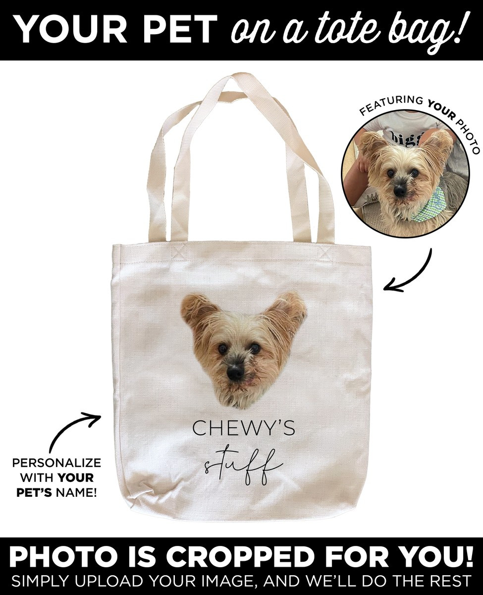 Personalized Pet Tote Bag | Type League Press