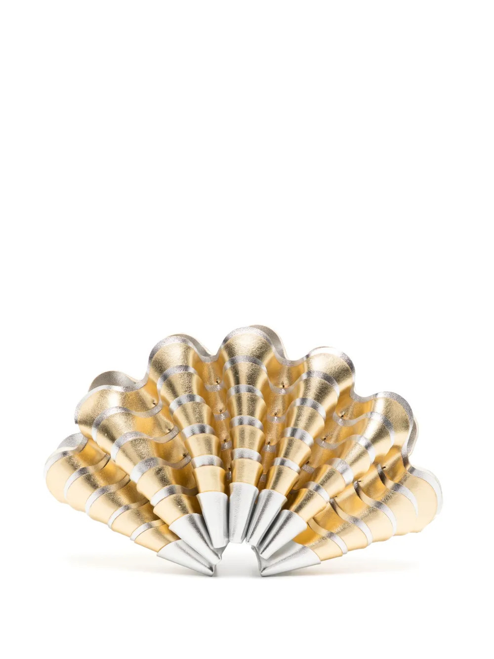 Sable Mouvant pleat-detail clutch bag | Farfetch Global