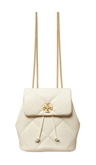 Tory Burch Kira Diamond Quilt Small Backpack in Ivory. | Revolve Clothing (Global)