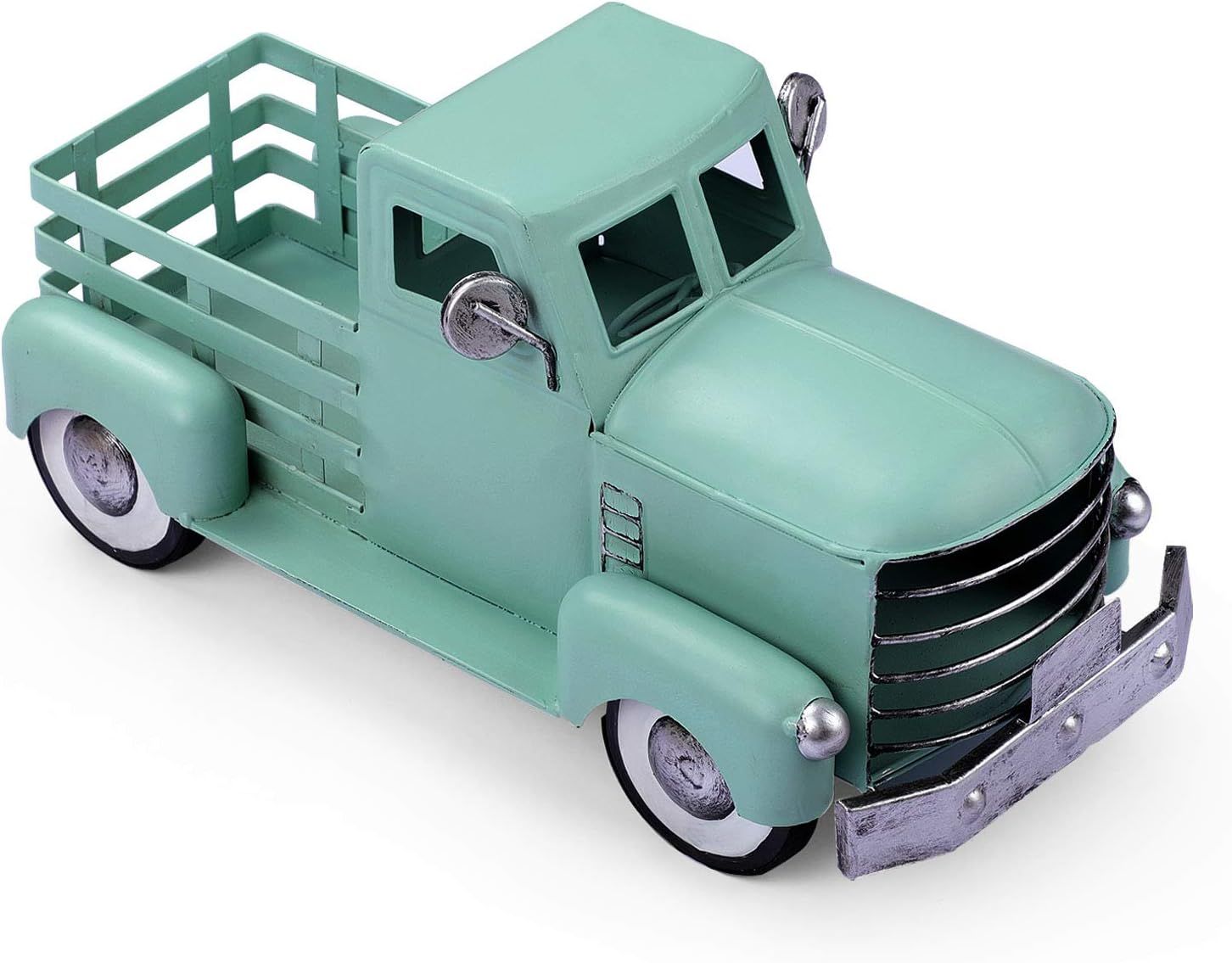 Giftchy Vintage Turquoise Truck Décor, Farmhouse Truck Easter Decoration, Decorative Tabletop St... | Amazon (US)