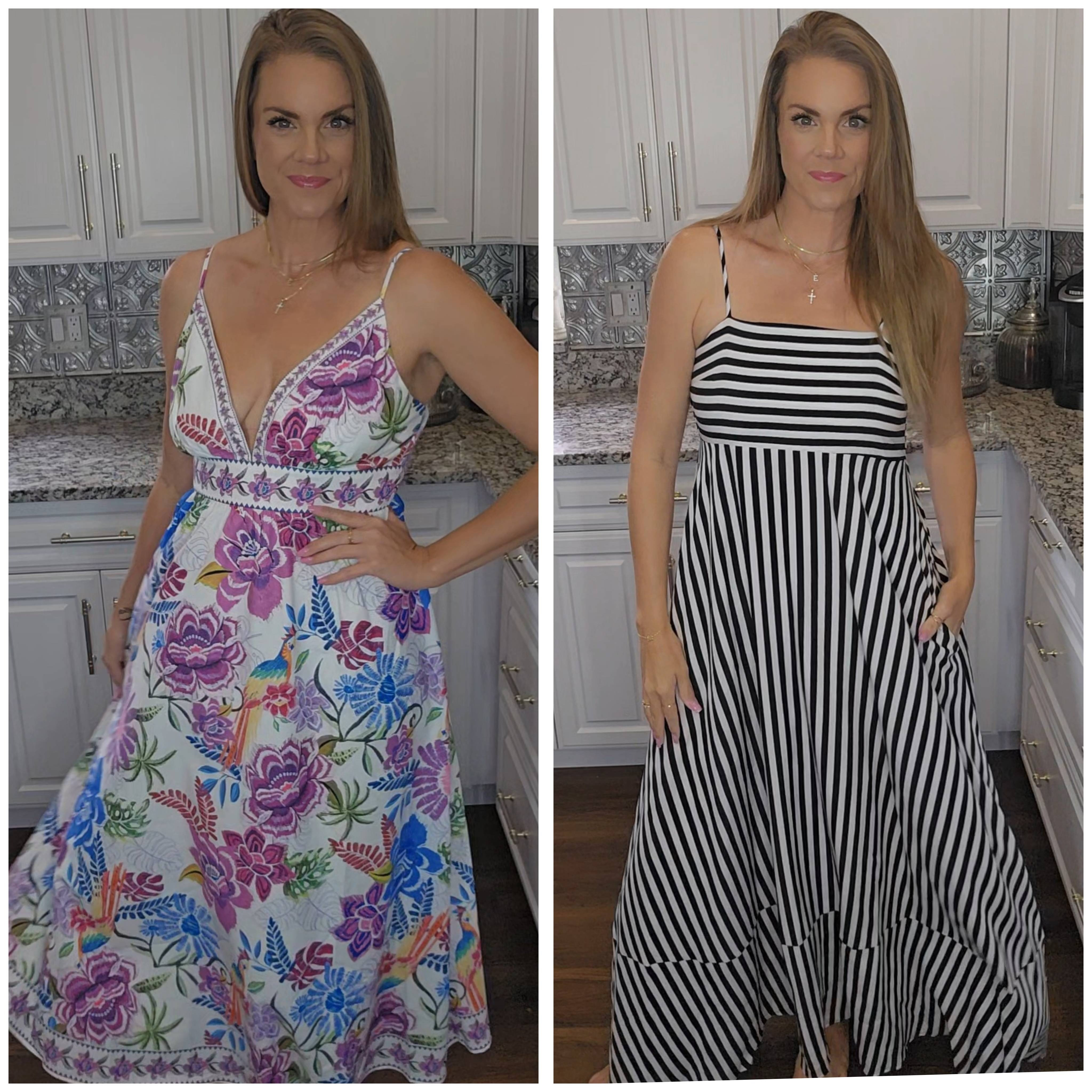 Vacation ready! Both prints amd stripes are a must for your wardrobe this summer. In a size large for reference

#LTKMidsize #LTKTall