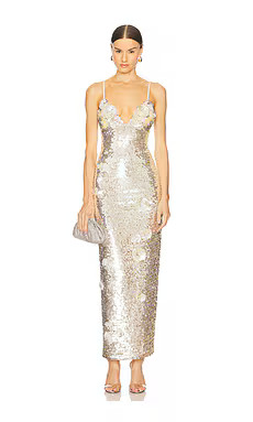 retrofete Ines Embroidered Dress in Yuzu from Revolve.com | Revolve Clothing (Global)