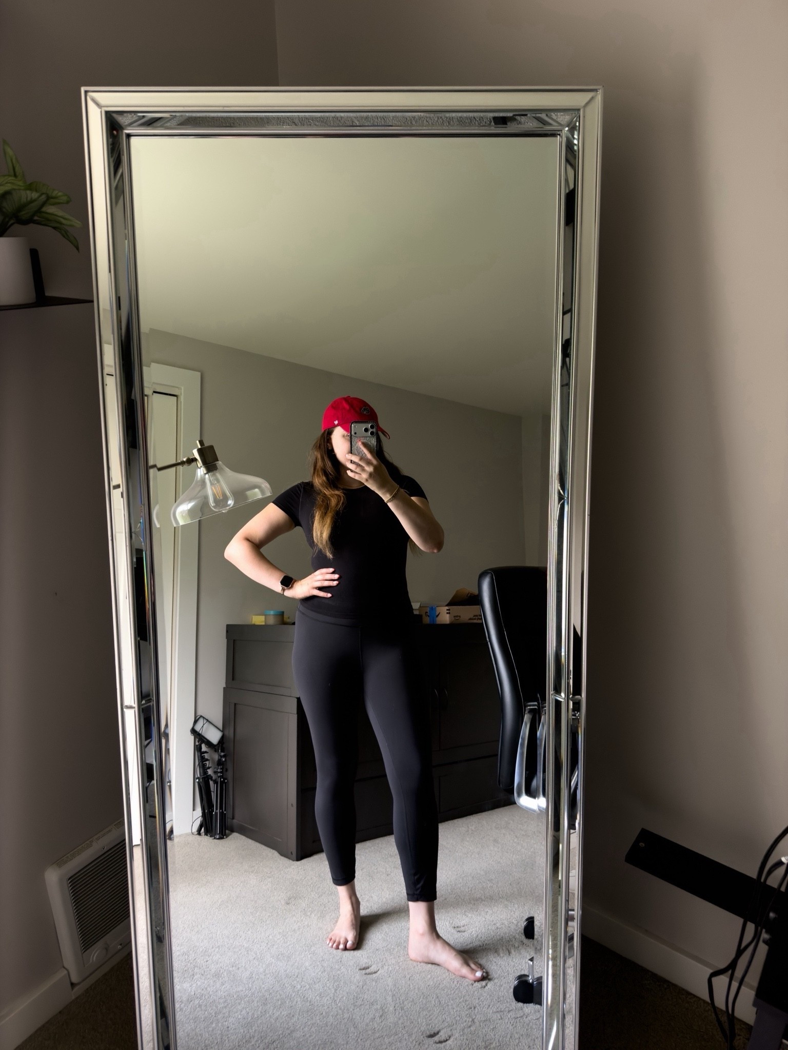 Took myself on a nice long walk! Simple black fits are my go to and it’s great for working from home. I love being comfortable let me tell ya 😆

#LTKfitnessgoals #LTKootd #LTKMidsize