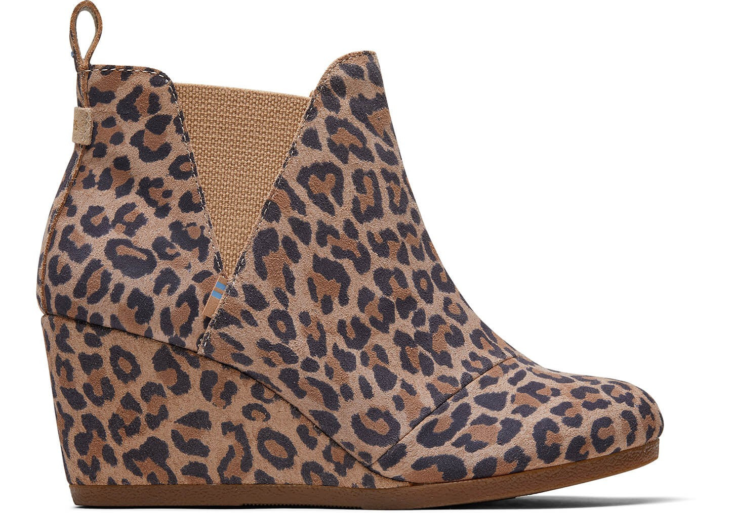 Leopard Suede Kelsey Women's Wedge Booties  | TOMS® | TOMS (CA)