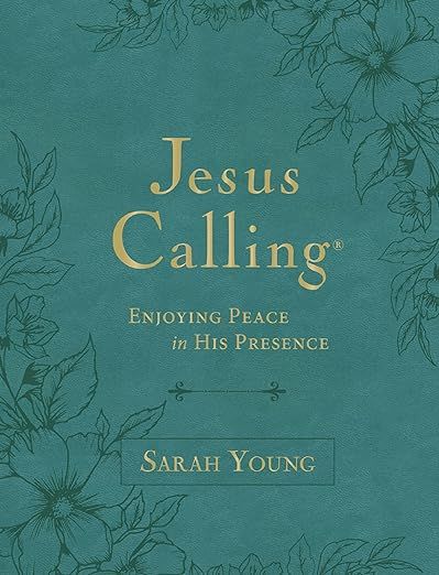 Jesus Calling, Large Text Teal Leathersoft, with Full Scriptures: Enjoying Peace in His Presence ... | Amazon (US)