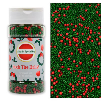 Mystic Sprinkles Deck The Halls! Sprinkle Mix 3.4oz Bottle | Target