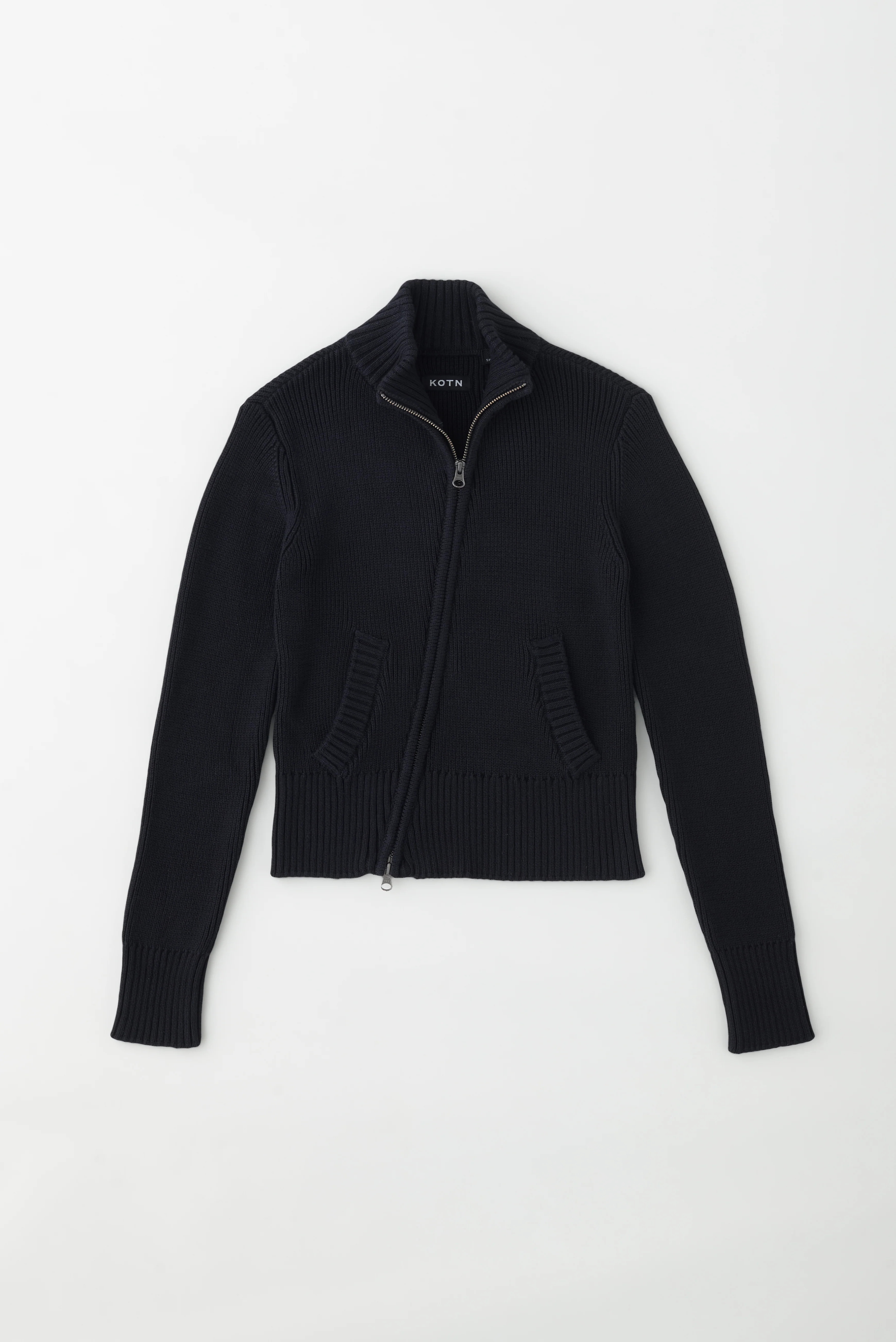 Women's Asymmetric Zip Sweater | Kotn