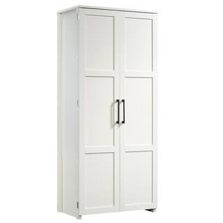 HomeVisions Soft White Storage Cabinet | The Home Depot