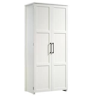 HomeVisions Soft White Storage Cabinet | The Home Depot