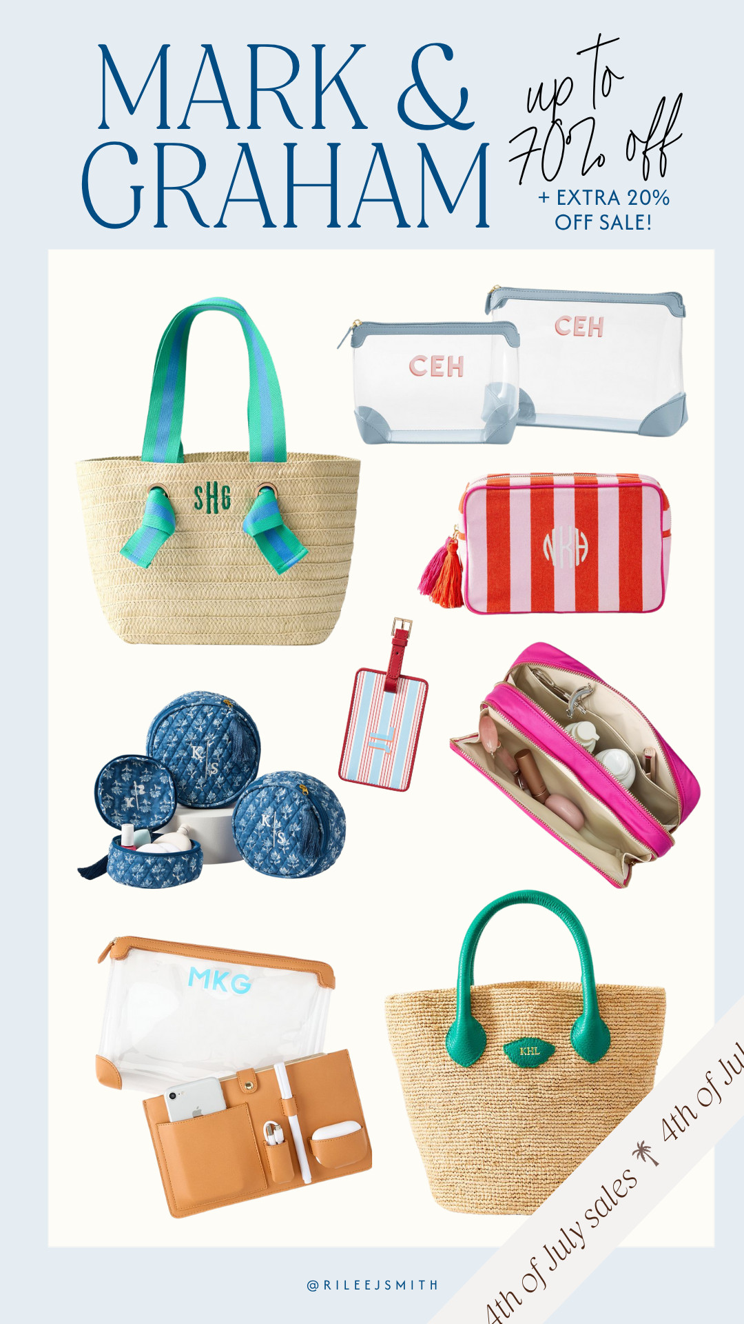 Mark & Graham is offering up to 70% off select items for 4th of July + an extra 20% off sale items! Here are some of my favorite picks from the sale 💙 #4thofJuly 

 

#LTKSaleAlert #LTKTravel #LTKItBag