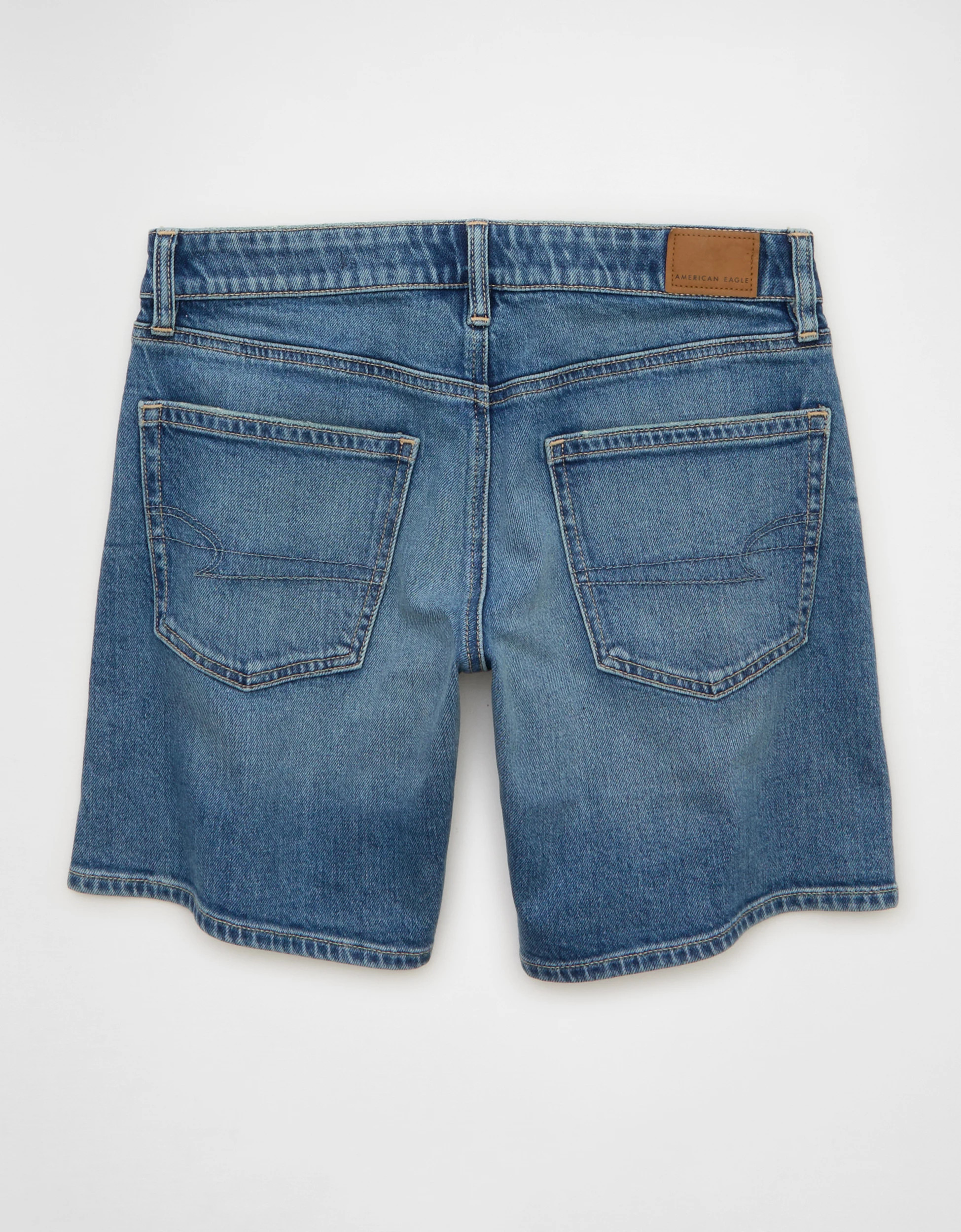 AE Stretch Low-Rise Baggy 8" Jort | American Eagle Outfitters (US & CA)