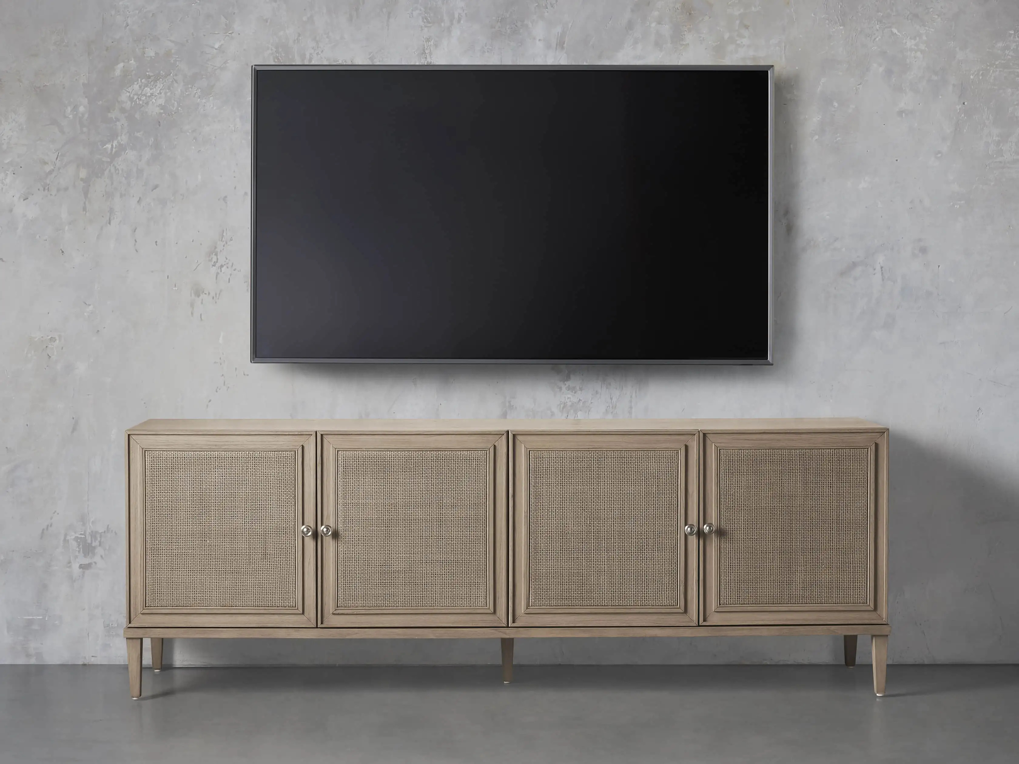 Pearson Cane Media Console | Arhaus