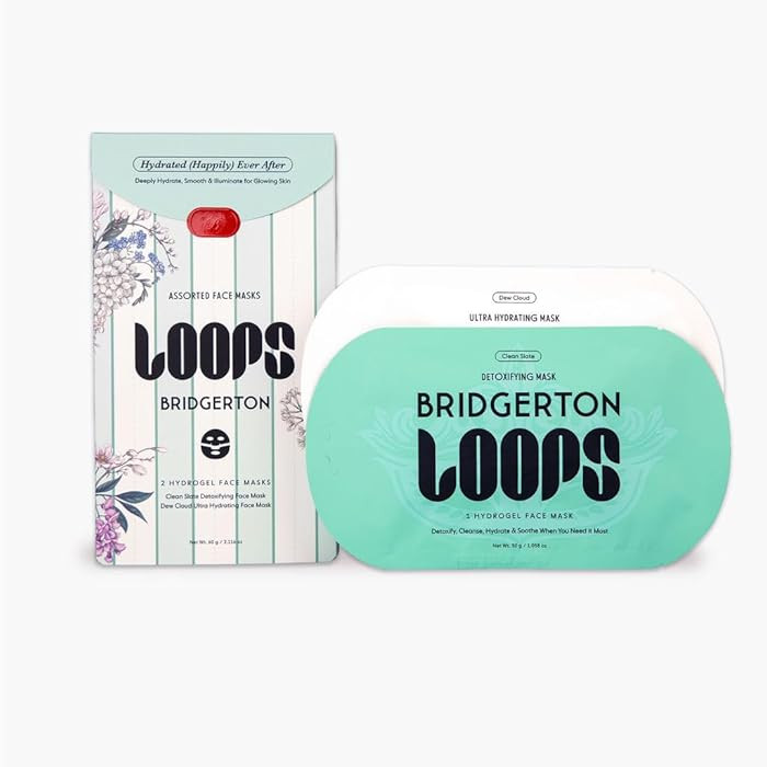 LOOPS Beauty Bridgerton™ NETFLIX Hydrated (Happily) Ever After Set-The Best Hydrogel Face Masks... | Amazon (US)