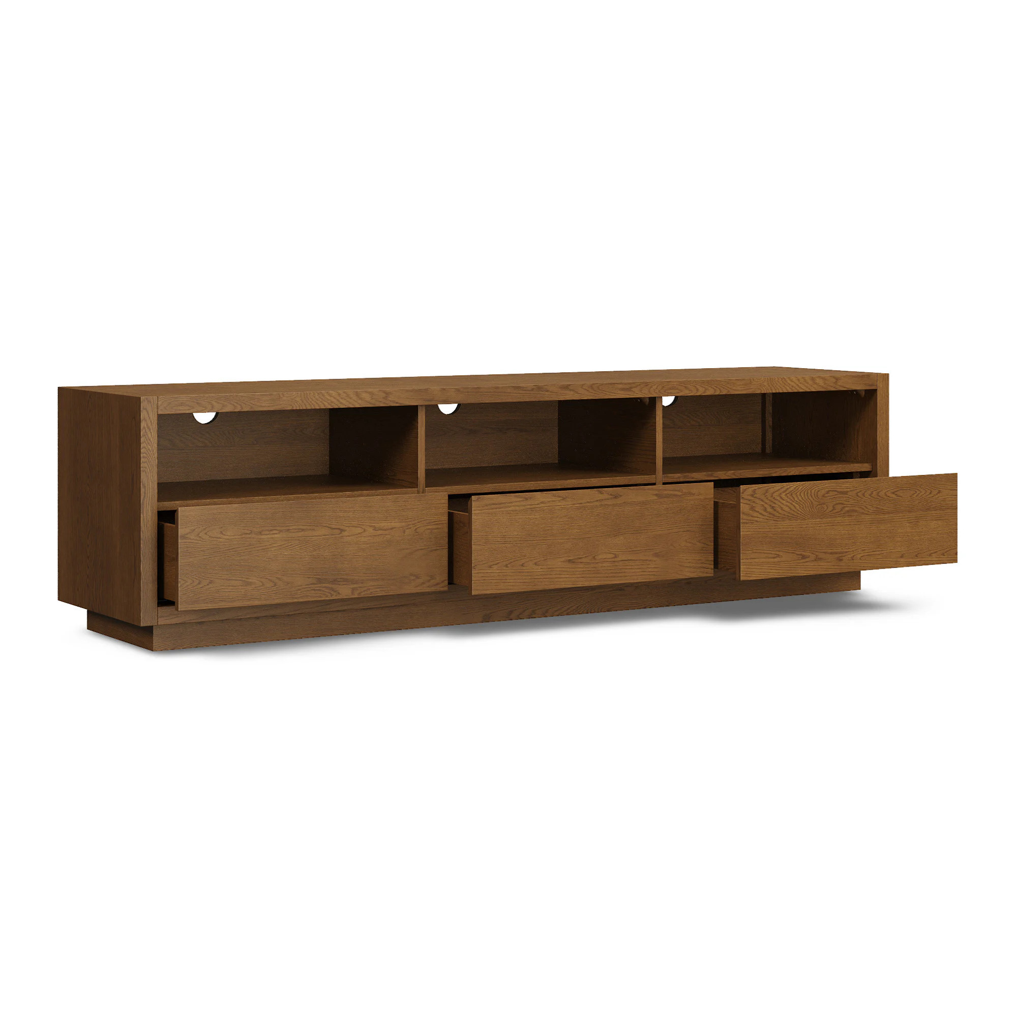 Leif 80" Media Unit - Smoked Oak | Article