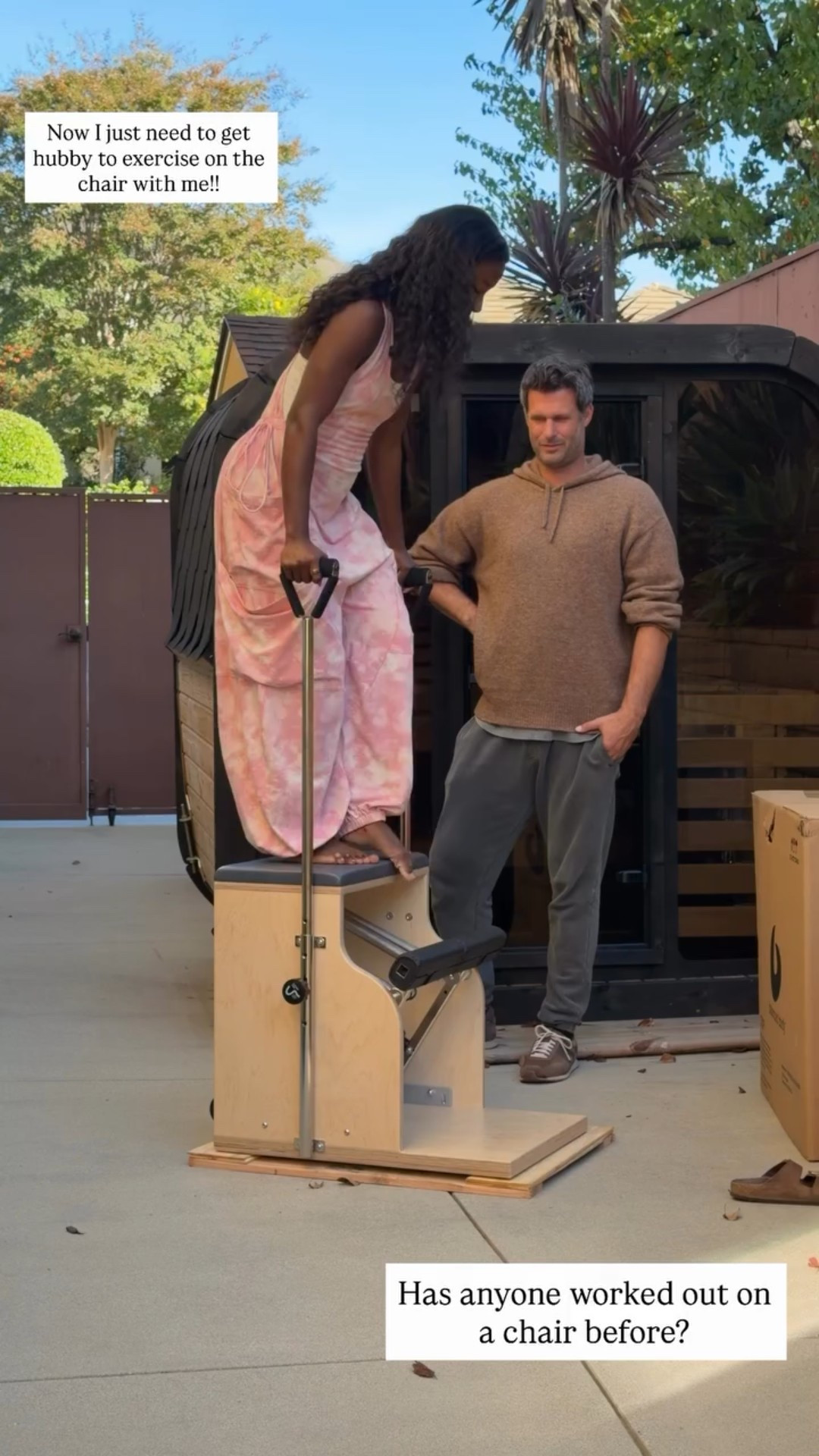 Has anyone worked out on a chair before? This chair is epic! Now I just need to get hubby to exercise on the chair with me!!

#LTKHome #LTKHoliday #LTKfitnessgoals