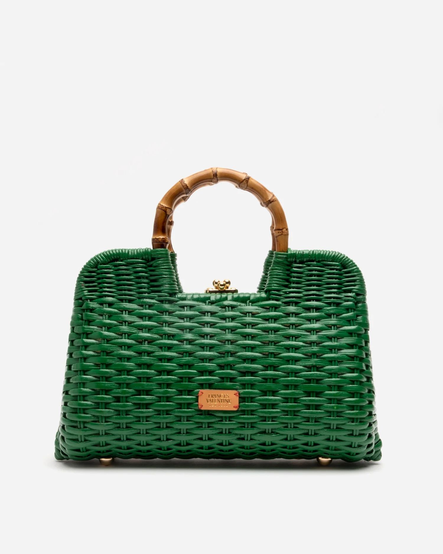 Buzzy Basket Wicker Green | Frances Valentine