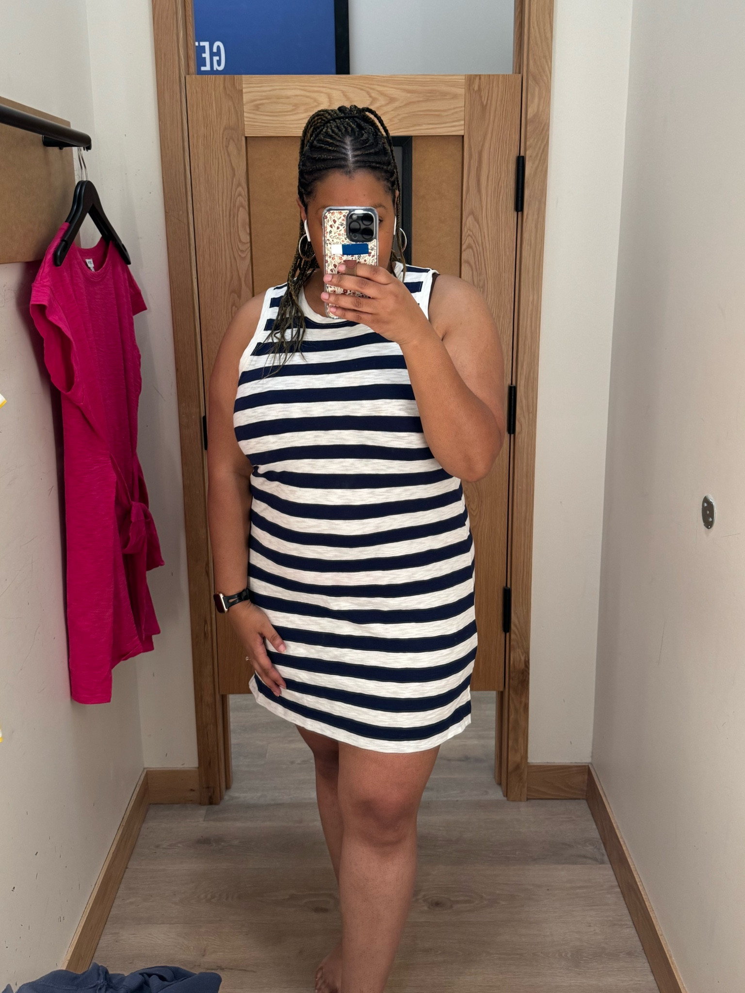 This sleeveless striped t shirt dress is a summer staple. I’m wearing size XL I would size up for a more relaxed fit  

#LTKMidsize #LTKStyleTip #LTKSeasonal