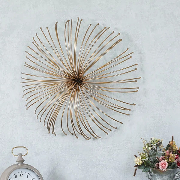 Iron Flower Starburst Wall Décor | Wayfair North America