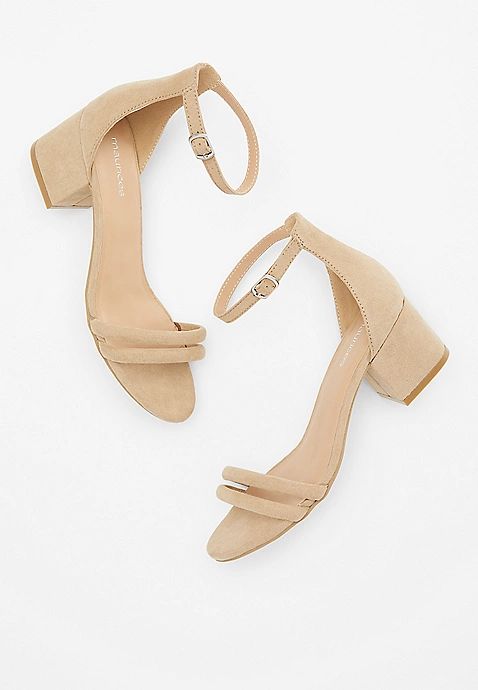 Kate Faux Suede Heel | Maurices