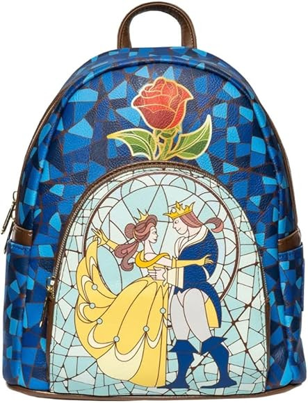 Beauty and the Beast Stained-Glass Window Mini-Backpack - Entertainment Earth Exclusive | Amazon (US)