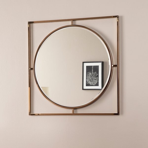 Harper Blvd Taklon Champagne Decorative Mirror | Bed Bath & Beyond