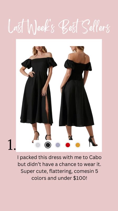 I packed this dress with me to Cabo but didn't have a chance to wear it.
Super cute, flattering, comesin 5 colors and under $100!

#LTKSeasonal #LTKFindsUnder100 #LTKStyleTip