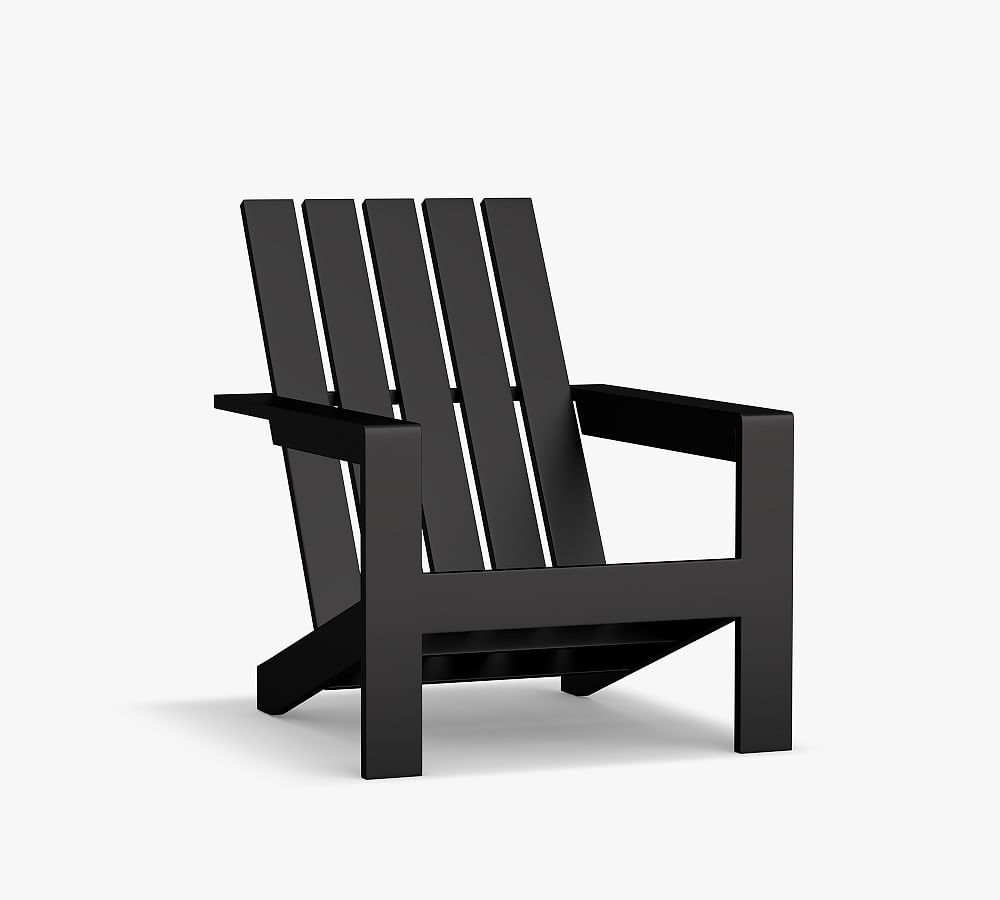 Malibu Metal Adirondack Outdoor Lounge Chair | Pottery Barn (US)