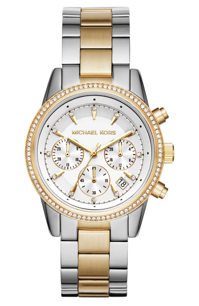 Michael Kors Ritz Chronograph Bracelet Watch, 37mm | Nordstrom | Nordstrom