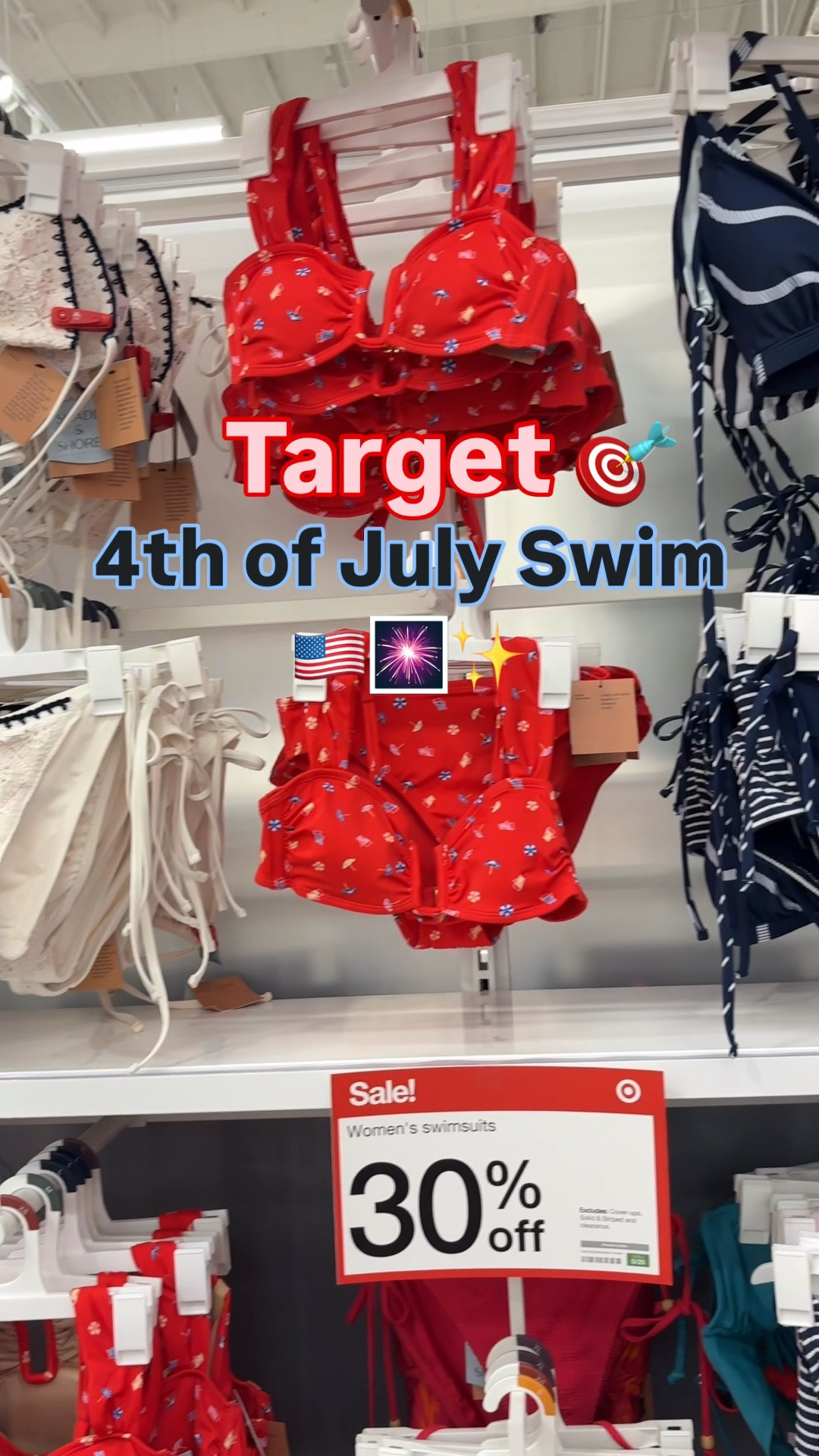 Target 4th of July swim is so cute!!
#target #targetfinds #4thofjuly #4thofjulystyle