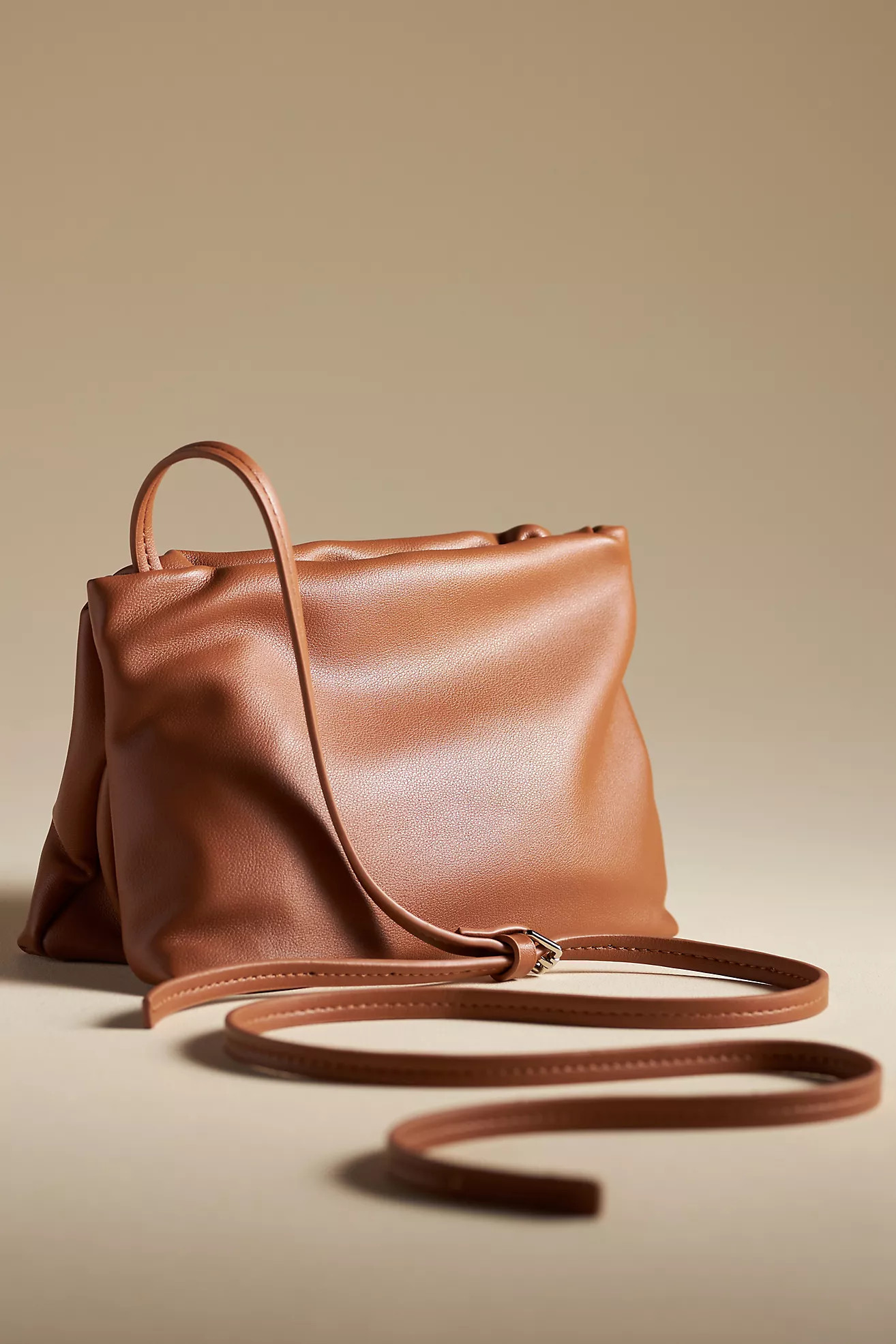 By Anthropologie Cinched Faux-Leather Clutch | Anthropologie (US)