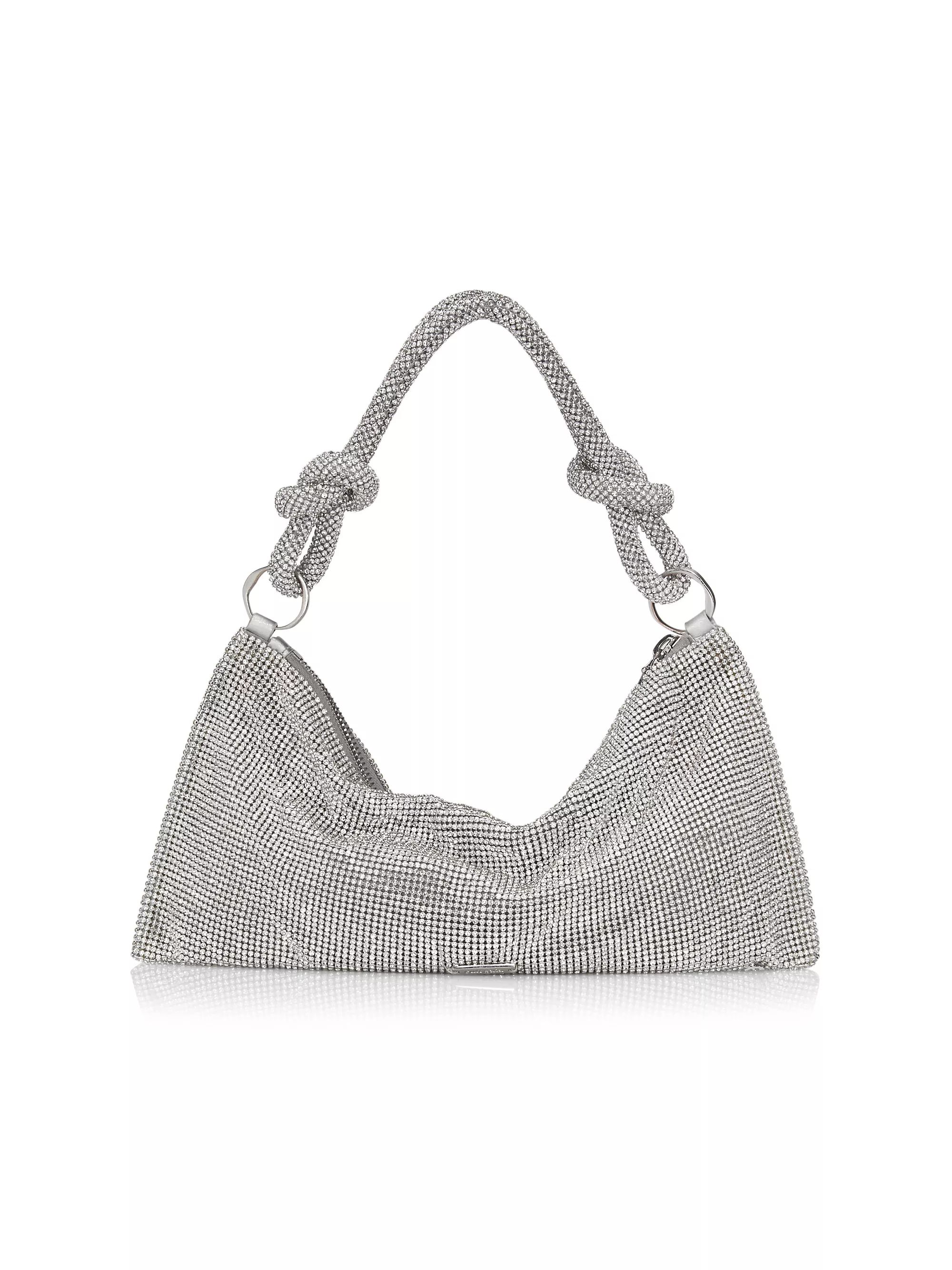 Nano Hera Rhinestone Mesh Shoulder Bag | Saks Fifth Avenue