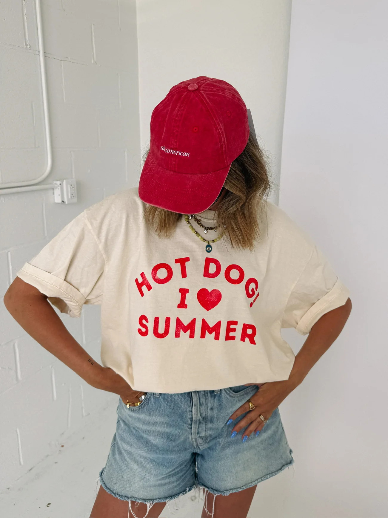 ETTA OG | hot dog! I love summer graphic tee - ivory | Etta+East