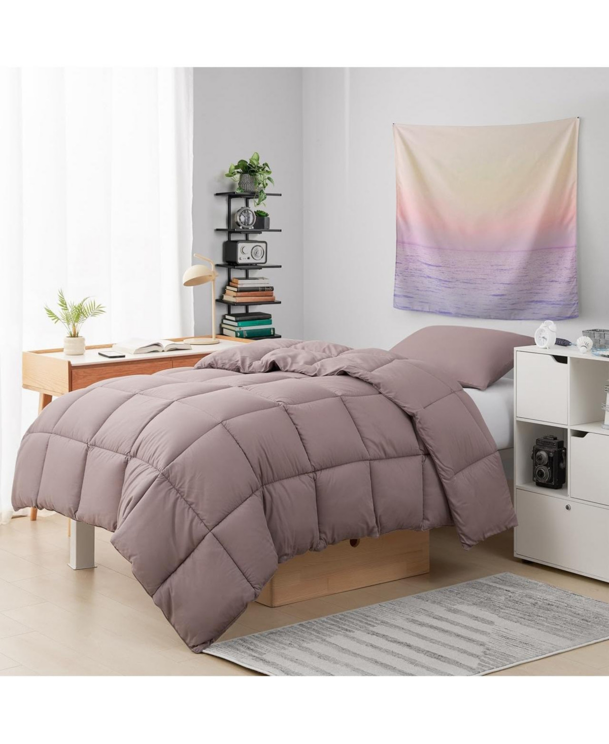 Satin Panda - Coma Inducer Oversized Comforter Set - Bark,Twin Xl - Bark | Macy's