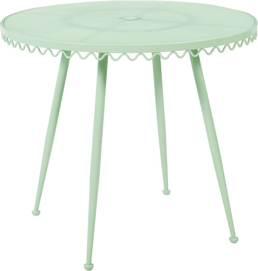 Tov Furniture Erica Outdoor Cafe Table (Mint Green) | Amazon (US)