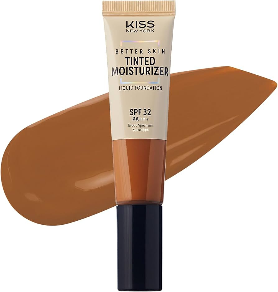 Tinted Moisturizer with SPF 32 PA+++ (Cappuccino) 12 Hour Hydrating Sunscreen for Face, No White ... | Amazon (US)