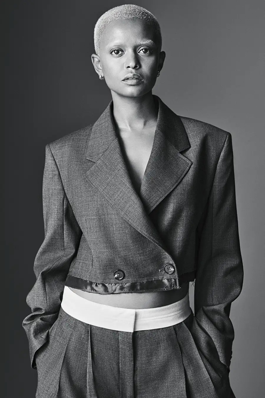 DECONSTRUCTED CROPPED WOOL BLAZER | COS (EU)