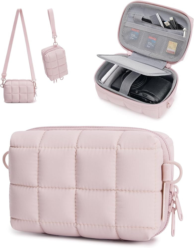 BAGSMART Digital Camera Case, Shockproof Puffy Camera Case with 2 Carrying Ways, Lightweight & Wa... | Amazon (US)
