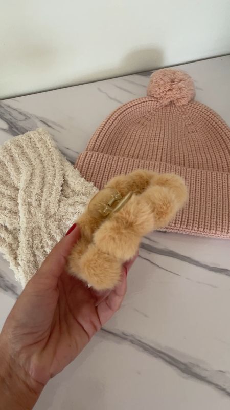 Beautiful winter accessories. Love this fuzzy hair clip so much! This hat has a removable pom pom and ear warmers are super soft and warm.

 @headbandsofhope
#HeadbandsofHope #hohholidays 


Stockings christmas gift christmas stocking furry hair clip pink hat ear warmers nude winter outfit christmas outfit sweater dress

#LTKHoliday #LTKSeasonal #LTKGiftGuide